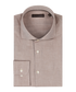 Royal light brown oxford overhemd met wide spread kraag