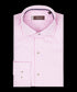 Gestreept roze/wit poplin overhemd