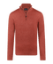 Brique half-zip met geribde boorden