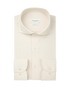 Beige japans knitted overhemd