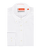 Wit royal poplin overhemd met button-down kraag
