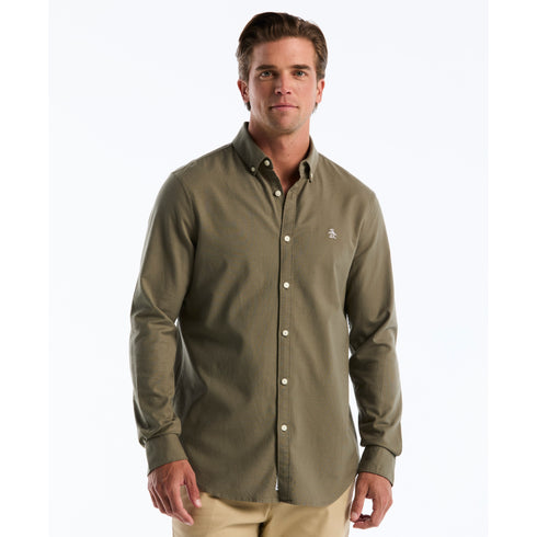 Olive Button Down Shirt