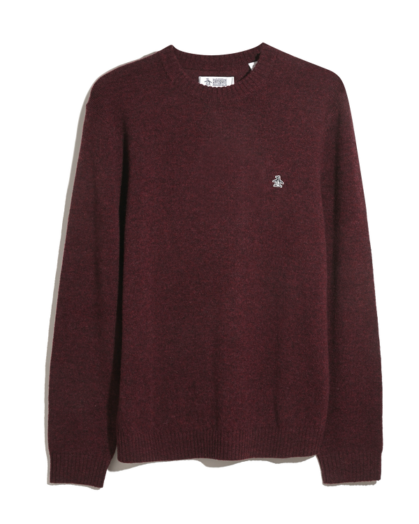 Brique pullover met ronde hals van lamswol