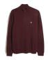 Brique halflange zip van lamswol
