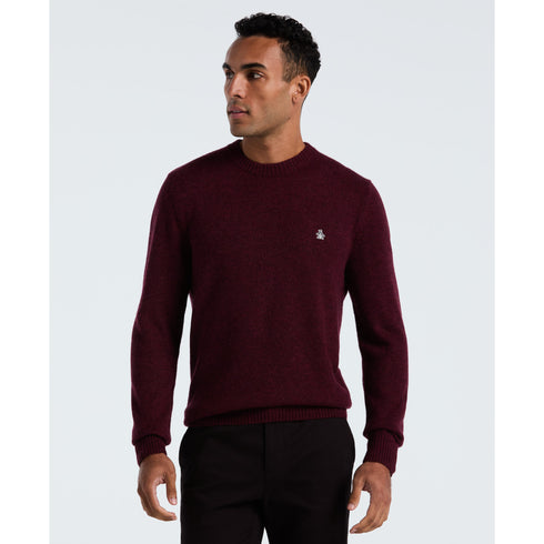 Brique pullover met ronde hals van lamswol