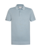 IJsblauwe polo met korte mouw