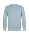 Nevelblauwe trui met ronde hals en structuur
