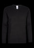 Zwarte pullover met V-hals